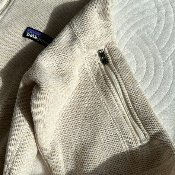 Patagonia fleece-lined off white free-lines sweat size:s - Picture 4 of 8